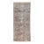 19th Century Antique Malayer Wool Runner Rug With Muted Rust & Neutral Distressed Patina For Sale