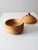 Vintage Handmade Wood Bowl With Lid For Sale - Image 9 of 11
