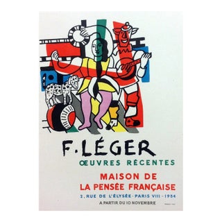 Fernand Leger 37 Lithograph Oeuvres Recentes Art in Posters 1959 For Sale