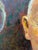 Olive Warm Mid-Century Portrait of Elderly Couple by Samuel Gansheroff – Signed Oil Painting For Sale - Image 8 of 10