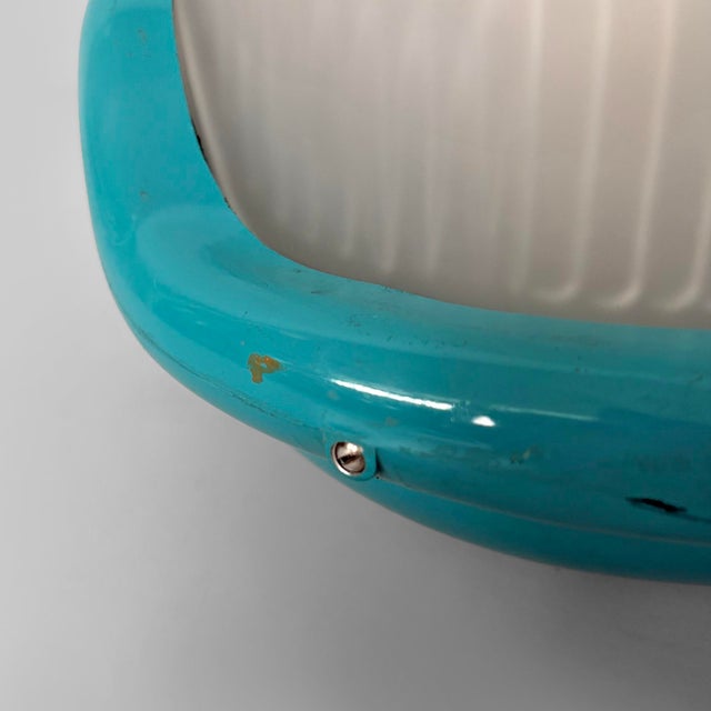 Blue Italian Modern Noce Wall Lamp by Achille Castiglioni for Flos, 1970s For Sale - Image 8 of 18