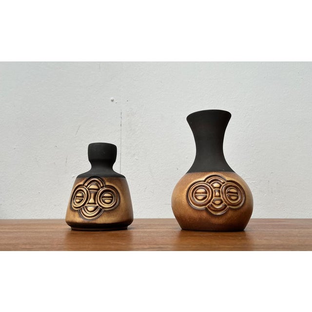Mid-Century Danish Studio Pottery Vases from Frank Keramik, 1960s, Set of 2 For Sale - Image 17 of 18
