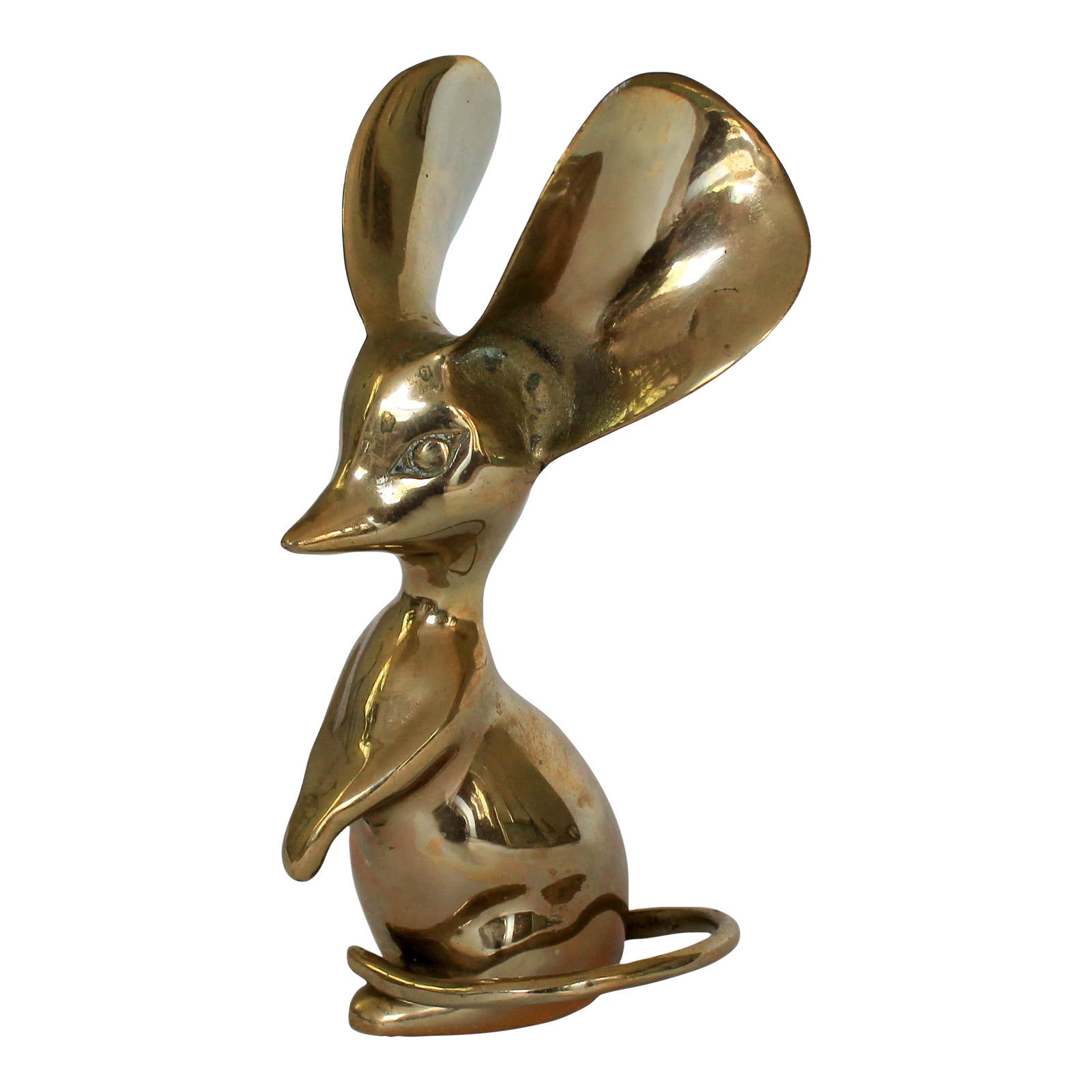 Vintage Brass Mouse Figure Chairish