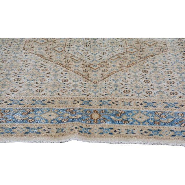 Vintage Turkish Anatolian Hand Knotted Wool Rug, For Sale - Image 4 of 5