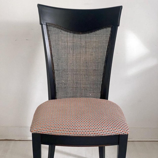 Vintage Wooden and Cane Chair, 1960s For Sale - Image 4 of 11