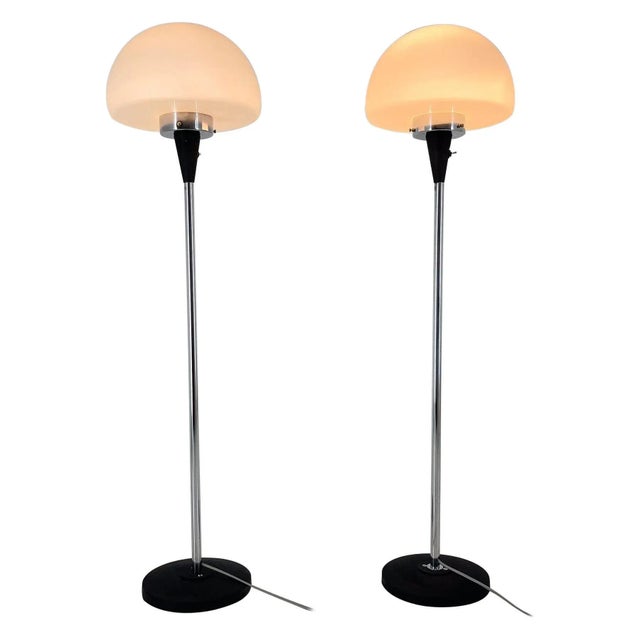 Floor Lamps attributed to Jaroslav Bejvl for Lidokov, 1960s, Set of 2 For Sale - Image 11 of 11