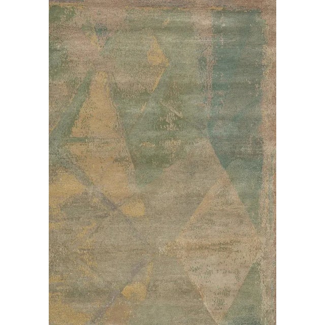 Not Yet Made - Made To Order Hand-Knotted Abstract Angles Rug from DSV Carpets For Sale - Image 5 of 5
