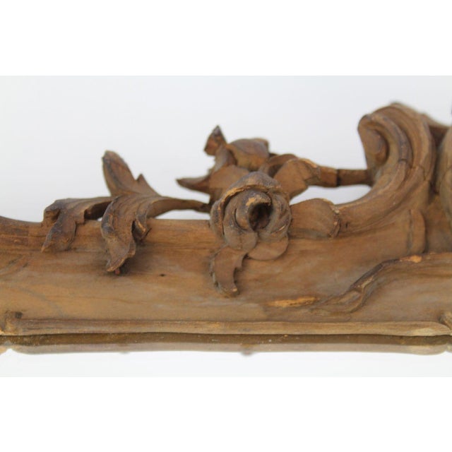 Carved Wooden Frame with Mirror, 1880s For Sale - Image 11 of 17