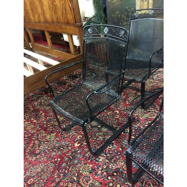 Item: Vintage Salterini Style Patio Chairs, Set of six. Age & Condition: Circa 1960. Overall good, some minor signs of age...
