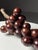 Brown Vintage Grape Cluster in Alabaster For Sale - Image 8 of 14