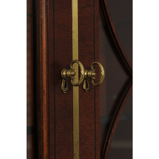 Baker Historic Charleston Dome Top Mahogany China Cabinet For Sale - Image 16 of 18