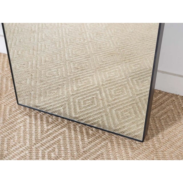 Large-scale arched mirror Clear glass Slim steel frame