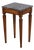 French Neoclassical Style 19th Century Wooden Table with Grey Veined Marble Top For Sale