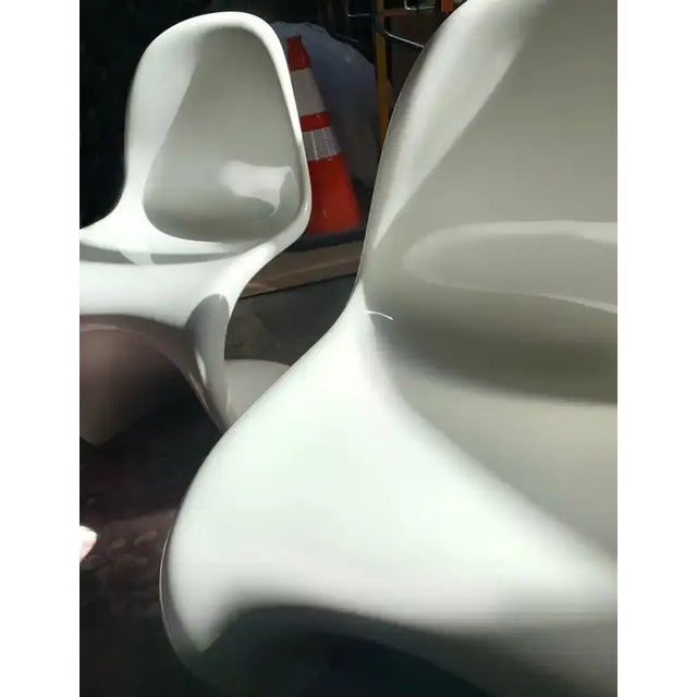 Verner Panton for Vitra Glow Panton S chair, Luminescent, white, limited edition, on occasion of 50th anniversary. Listing...