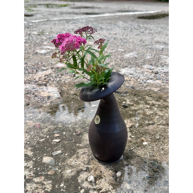 Sculptural Studio Ceramic Vase from Petra Pottery, Germany, 1980s For Sale - Image 13 of 17