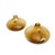 1990s Ikea Salong Amber Glass Squat Bud Vase by Johanna Jelinek For Sale - Image 5 of 5