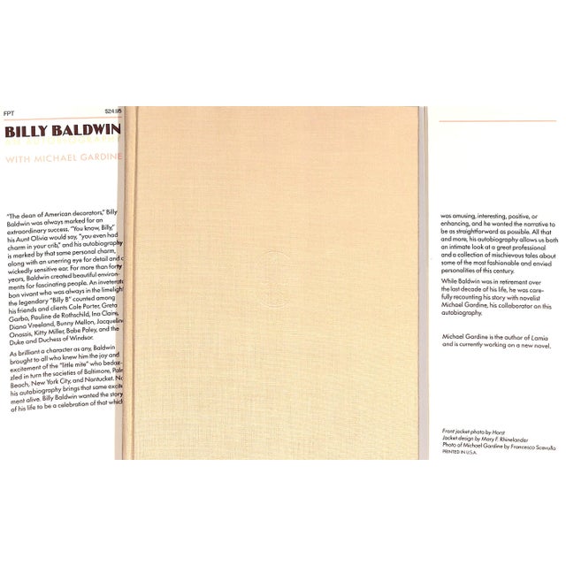 GARDINE, Michael [368] pp. Little, Brown and Company 1985 9 1/2" x 6 5/8" William Baldwin, Jr. (1903 – 25 November 1983),...