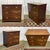 English 3-drawer chest of drawers, 19th century, in mahogany. W=90cm, D=46cm, H=83cm.