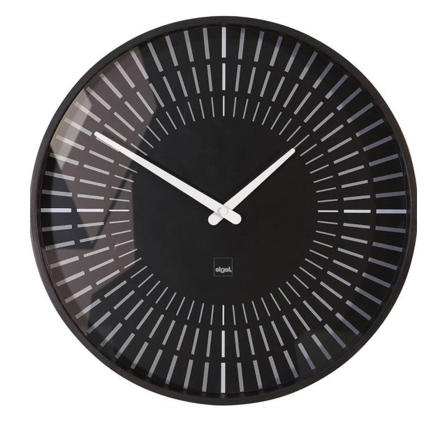 This sleek and minimalist wall clock by renowned German design house Sigel exemplifies precision engineering and...