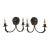 Antique Iron Lion's Head Sconces - A Pair For Sale