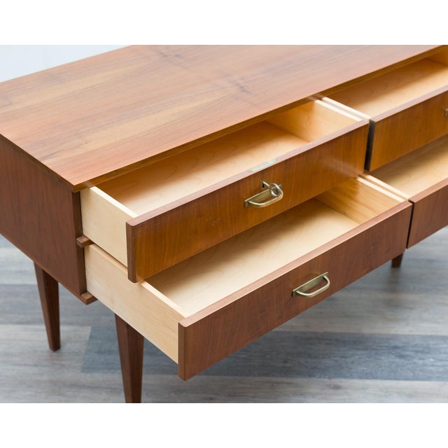 Sideboard with Drawers in Walnut, 1950s For Sale - Image 11 of 13