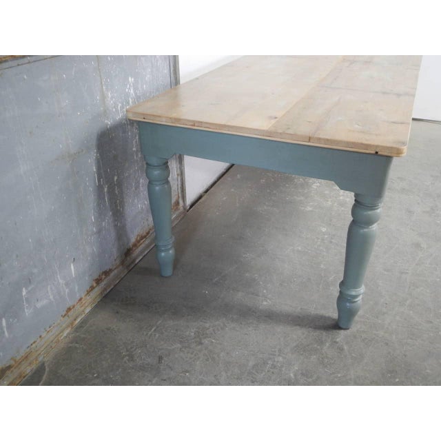 1950s Painted Fir Table, 1950s For Sale - Image 5 of 12