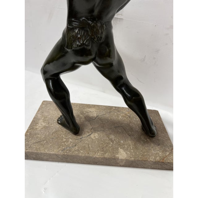 The Boxer Bronze Group, 20th Century For Sale - Image 4 of 16