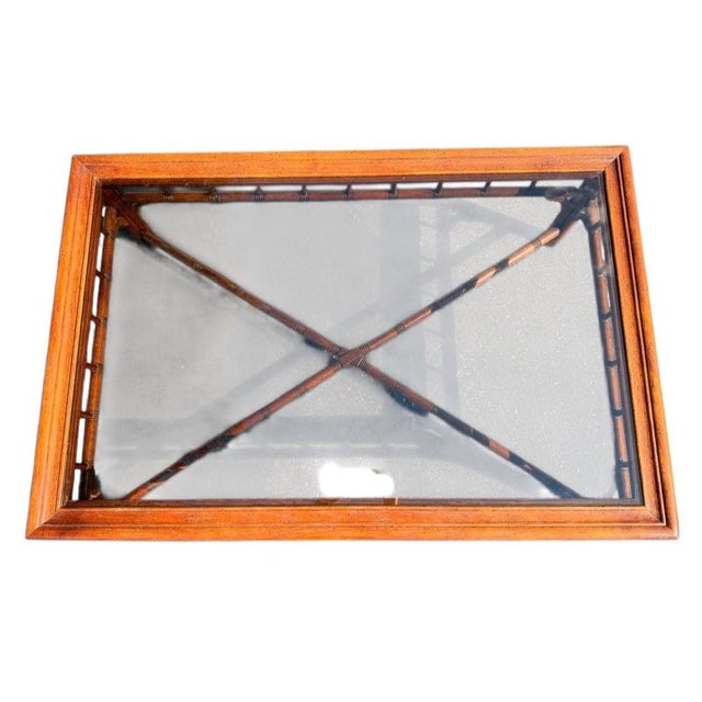 Ralph Lauren Vintage Bamboo Walnut Coffee Table 1970s For Sale In Raleigh - Image 6 of 9