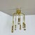 Gold Large Cubic Brass Ceiling Light, 1970s For Sale - Image 8 of 18