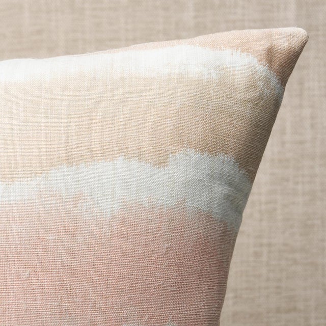 This pillow features Chandler Warp Print with a knife edge finish. Only a true warp print could achieve the ethereal...