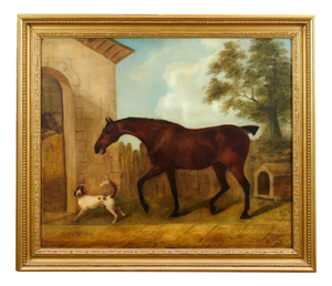 John Nost Sartorius, Equestrian Horse, 19th Century, Oil Painting