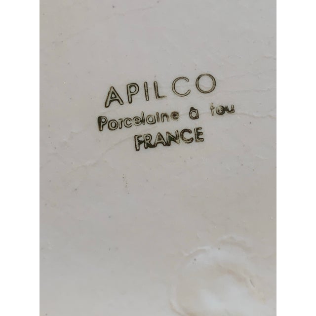 Mid 20th Century Vintage French Apilco Au Gratin Dishes a Pair For Sale - Image 5 of 11