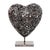 Premium Handcrafted Recycled Metal Heart Sculpture | 22" X 18" |. One of a Kind For Sale - Image 9 of 10