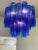 Contemporary Blue "Tronchi" Murano Glass Sputnik Chandelier For Sale - Image 12 of 12