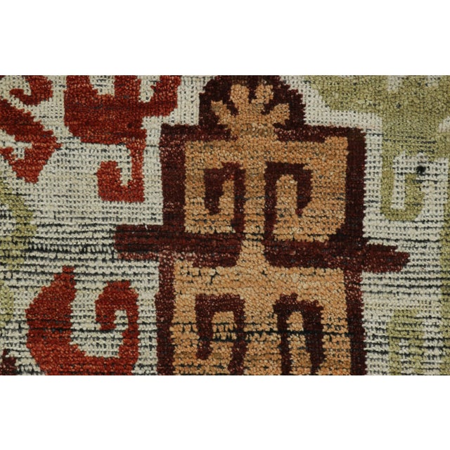 Traditional Rug & Kilim’s Kaitag Style Rug With Colorful Geometric Medallion and Patterns For Sale - Image 3 of 8