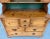 Wood Farmhouse Pine Two Piece Stepback Hutch Cupboard For Sale - Image 7 of 10