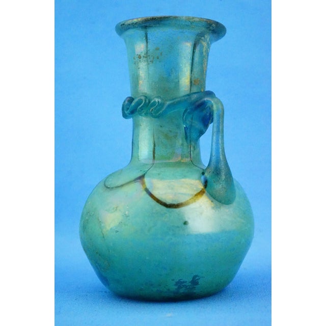 Iridescent Scavo Murano Glass Vase Jug attributed to Cenedese / Toso, 1960s For Sale - Image 4 of 18
