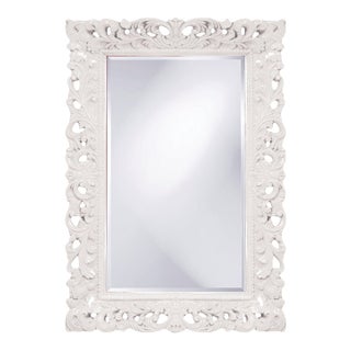 Barcelona Mirror - Glossy White For Sale