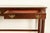 Brown Chippendale Carved Banded Mahogany Console Table by Craftique For Sale - Image 8 of 16