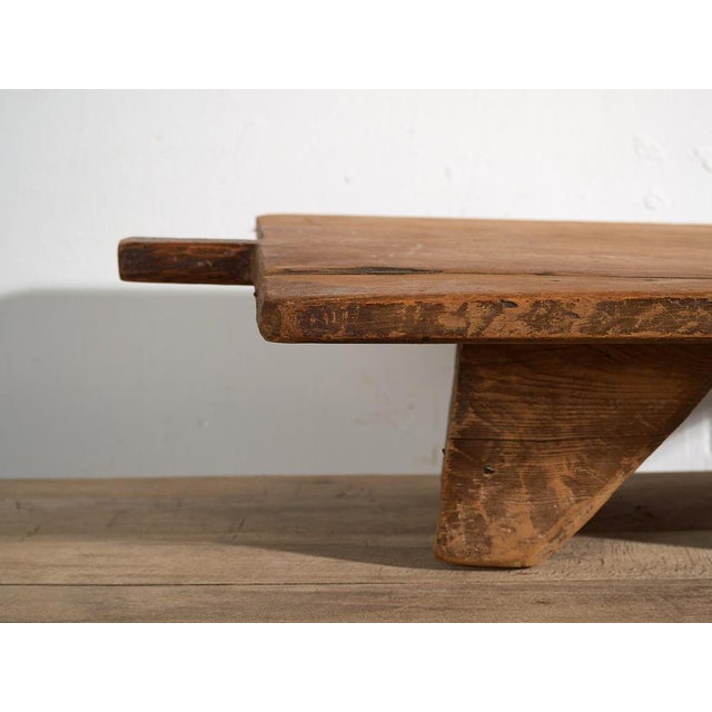 Vintage Low Table in Rustic Style, 1920 For Sale - Image 11 of 13