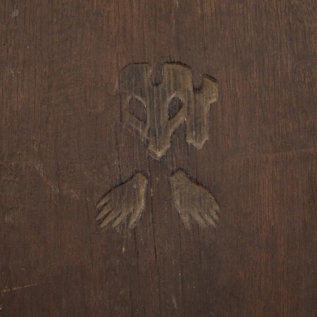 Flemish Artist, Madonna and Child, 1670, Oil on Panel For Sale - Image 15 of 17