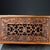 Brown Openwork Carved Hardwood Chest, Chinoiserie Floral Scroll Jewelry & Scent Box For Sale - Image 8 of 8
