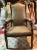 Antique Mahogany Arm Chair For Sale - Image 4 of 4
