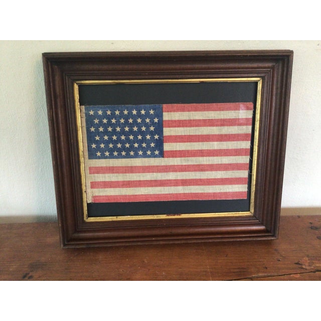 American 48 Staggered Star American Flag 1896-1912 New Mexico and Arizona. For Sale - Image 3 of 5