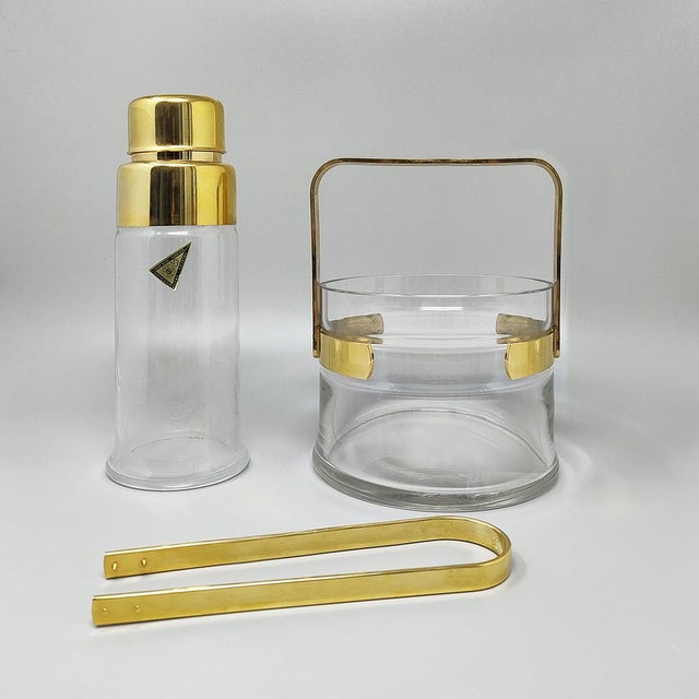 Cocktail Set of 3 in Gold Plate 24k from Dorval For Sale - Image 10 of 11