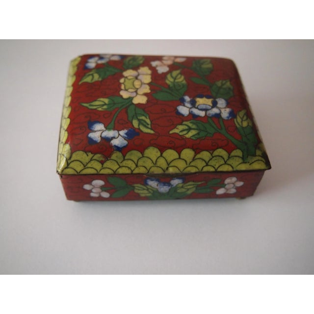 1920s Cloisonne Box For Sale - Image 5 of 11