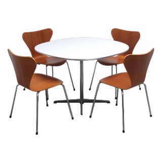 Super-Circular Table by Piet Hein & Bruno Mathsson for Fritz Hansen, 1968 For Sale
