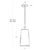 Regina Andrew Hattie Pendant, White and Natural Brass For Sale In Detroit - Image 6 of 7