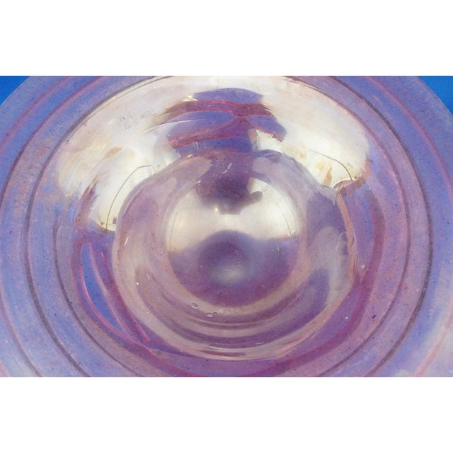 Iridescent Pink Murano Glass Vase from Seguso, 1900s For Sale - Image 13 of 18