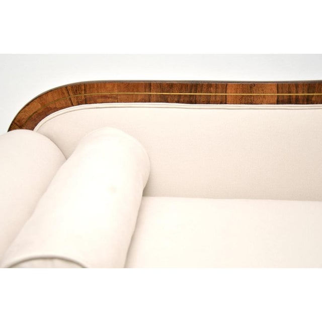 Antique Regency Brass Chaise Longue, 1810s For Sale - Image 10 of 17